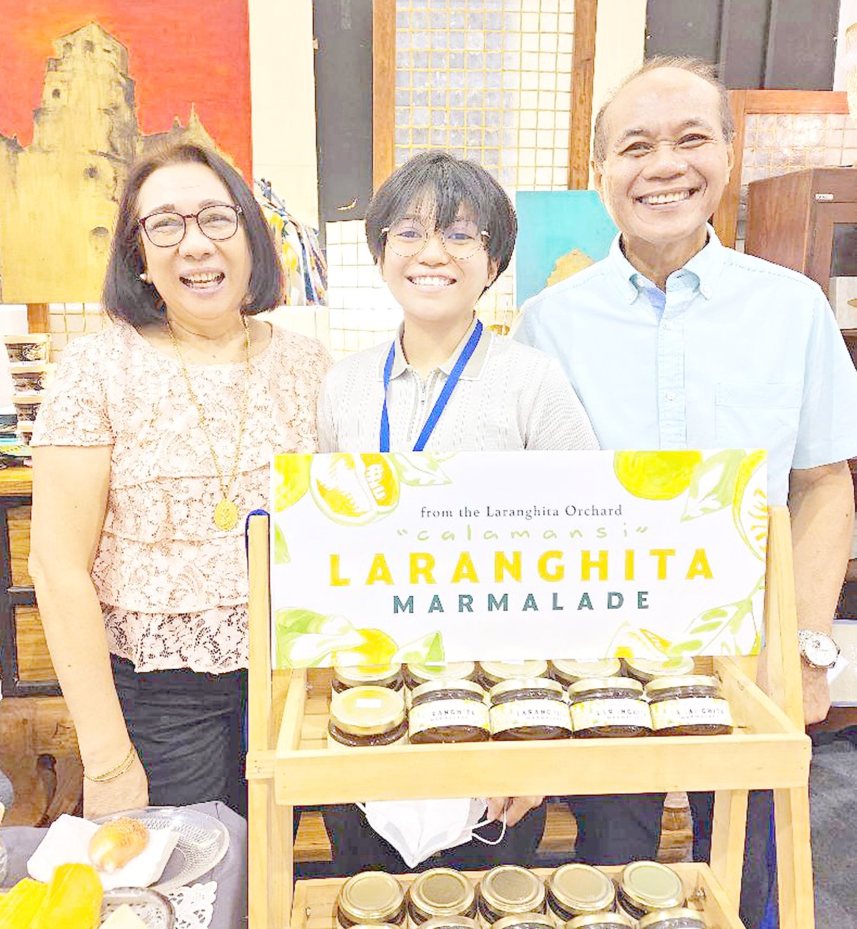 Judy and Armand  Javier with daughter Isabel.